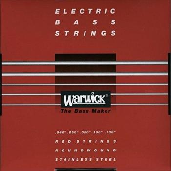 Warwick 42300-ML Red Label Medium-Light 5-String Bass Strings 40-130