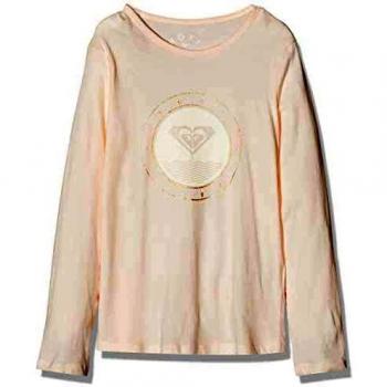 Roxy So Amazing T-Shirt Fille 8-16 Ans, Manches Longues, Pink Dogwood, L