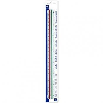 Staedtler Triangular Ruler 30CM with 1:20/25/33.3/50/75/100 Scales