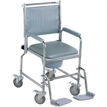 NRS Healthcare M66119 Unused Wheeled Commode Shower Chair