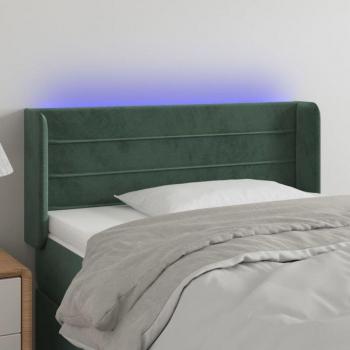 Testiera Illuminata Verde Scuro 103x16x88cm – Furniture Limited