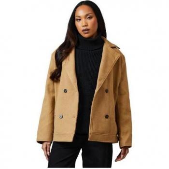 Timeless Women’s Double-Breasted Grey Collar Blazer