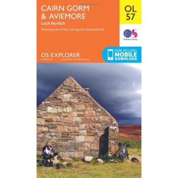 Cairn Gorm & Aviemore, Loch Morlich by Ordnance Survey Folded Book