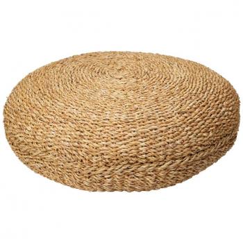 Home&Styling Rundpouf Natur Ø58x20 cm aus Seegras