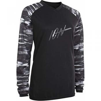 Ion Scrub Amp Maillot de Cyclisme Long Femme Noir/Gris 2020 Taille L
