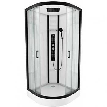 Ducha 1/4 círculo 90x90x215 cm