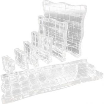 Ensemble de Timbres Acrylique 7 pcs