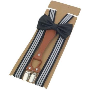Tirantes con pajarita para pantalones 115cm YiA074
