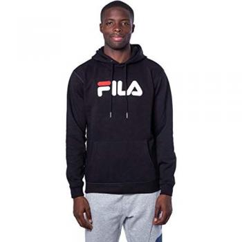 Fila Men's Black Sweatshirt with Hood, Size S