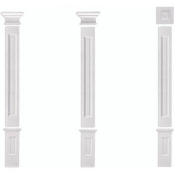 Pilastre Grand Décor 197x20mm Relief en Stucco PU