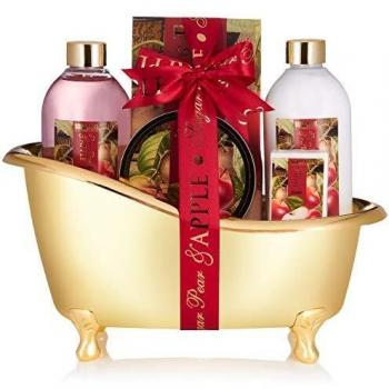 BRUBAKER Deko-Badewanne Set 6‑teiliger Genuss
