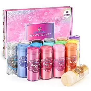 Epoxy Glitter Pigment Kit – 18ml, 16 Hues