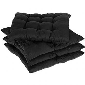 Set Cuscini Sedie Relaxdays – 38 cm x 38 cm con Laccetti