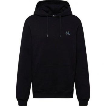 ZenWear GreenThread Hoodie – Black, S, Organic Cotton Only