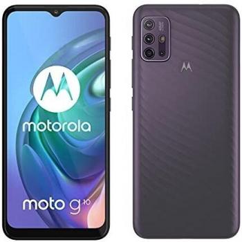 Motorola Moto G10, Gris, 64GB, Pantalla 6.5 Max Vision HD+, Qualcomm Snapdragon, Sistema de Cuatro Cámaras 48MP, Batería 5000 mAH, Dual SIM