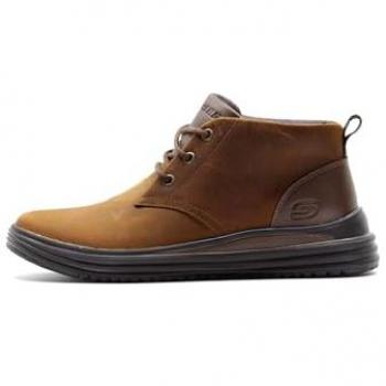 Skechers Heren Yermo Bruin Lichte Veters 42,5