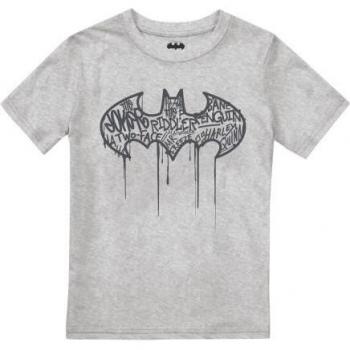 T-shirt Batman pour Garçon 5-6 Ans Gris