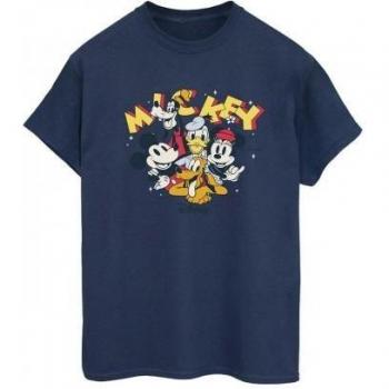 Disney Damen Boyfriend-T-Shirt mit Mickey Mouse