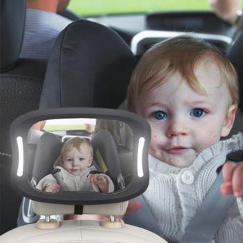 Baby Car Seat Rearview Mirror with Rotation