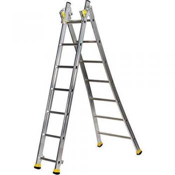 Anpassbare Centaur Leiter 2 Stufen T2 1m95/3m05