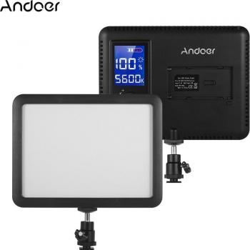 Luz de Relleno LED Regulable 3300K-5600K para Cámaras Canon Nikon Sony