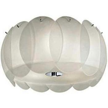 Ideal Lux Ovalino 5-Light Flush Light in White
