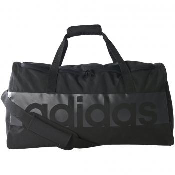 Adidas Tiro Linear Team-Tasche Schwarz/Dunkelgrau, 22 x 57 x 30 cm, 37.6 L