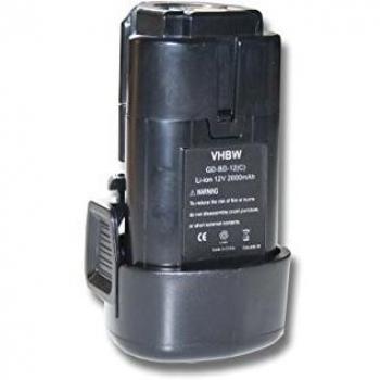 Batterie lithium-ion vhbw 2000mAh pour outils Black & Decker