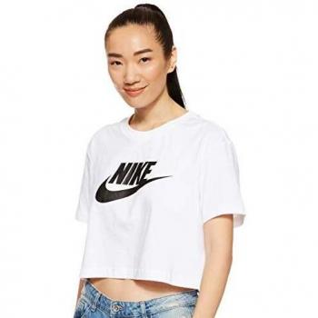 Nike Futura Cropped T-Shirt Women's White XS