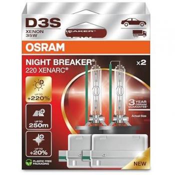 OSRAM Xenon Leuchtmittel Night Breaker 220 D3S