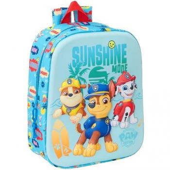Mochila 3D Paw Patrol para Niños 22x27x10 cm