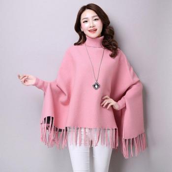 Suéter Sólido de Manga Larga para Mujeres, Estilo Batwing