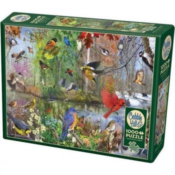 Seizoenen Vogel Legpuzzel – Cobble Hill 1000 onderdelen