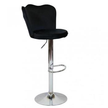 Tabouret Chic Noir à Hauteur Ajustable