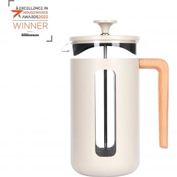La Cafetière Pisa 8 Cup Wood Handle Coffee Maker