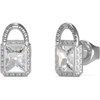 Acero Brillante: Pendientes Shiny Padlock Guess JUBE02194JWRHT-U