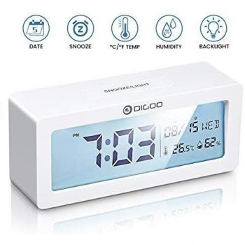 Alarme Digitale Digoo 2 Livelli di Luce e Termometro