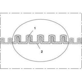 Antistatischer EVA 373 AS Saugschlauch Ø 50mm, 30m Rolle