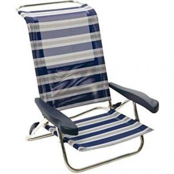 Chaise Basse Crespo AL-222/17 Bleu Horizontal