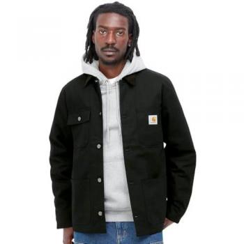 Carhartt Giacca in tela di cotone nera Taglia M