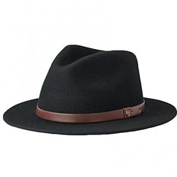 Fedora Noir Brixton Messer Taille L
