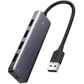 Ugreen CM500 4-Port USB-C Dockingstation, Grau