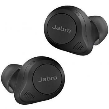 Jabra Elite 85t (True Wireless) – Auriculares con cancelación activa, batería extendida y estuche de carga inalámbrica – Negro