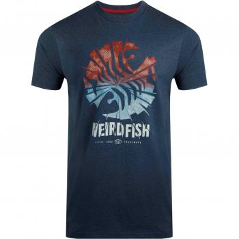 Weird Fish Shatter Tee Federal Blue Size L