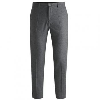 BOSS Slim Fit Anzughose mit Bügelfalten Modell 'Genius', Größe 56