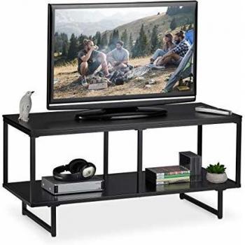 Console TV Relaxdays avec Espace de Rangement