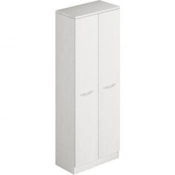 Stanza per scarpe armadio bianco 182x71x38 cm, porte scope e due ante