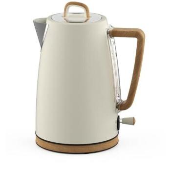 SilkHeat 3000W Fast Boil Stainless Cream Kettle