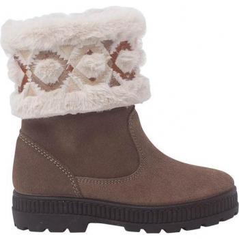 Pisamonas Botas Estilo Geométrico con Collar Peloso