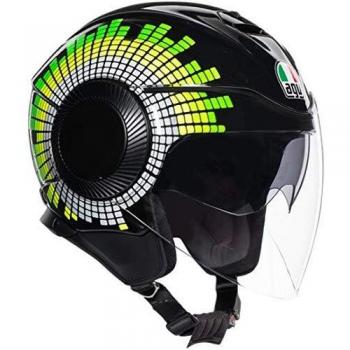 AGV Casco Jet Orbyt Ginza Negro/Verde XS